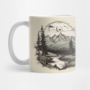 Wild Nature Landscape Mug